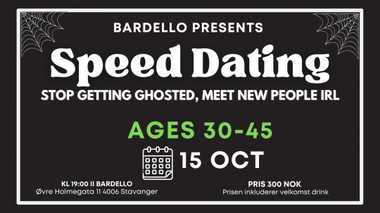 Speed ​​Dating:  Ages 30-45